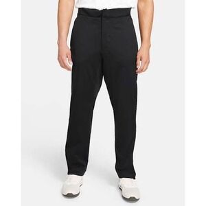 Nike Golf Tour Performance Dri-FIT Pants Mens Black Flat Front Trousers L